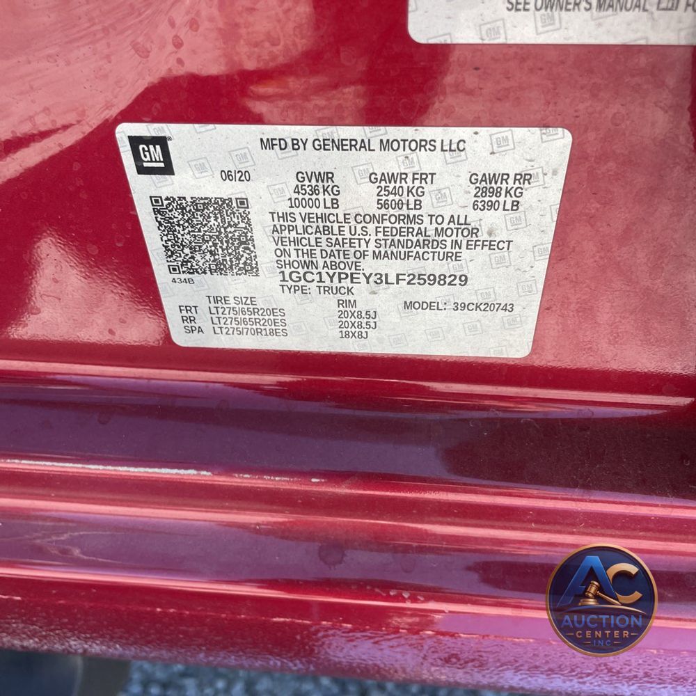 2020 Chevrolet Silverado 2500HD LTZ