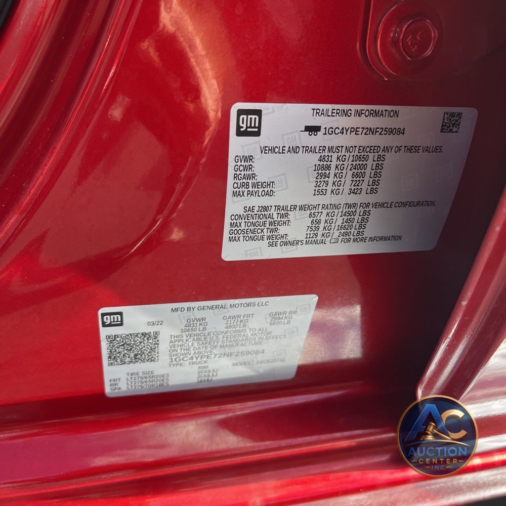 2022 Chevrolet Silverado 2500HD LTZ