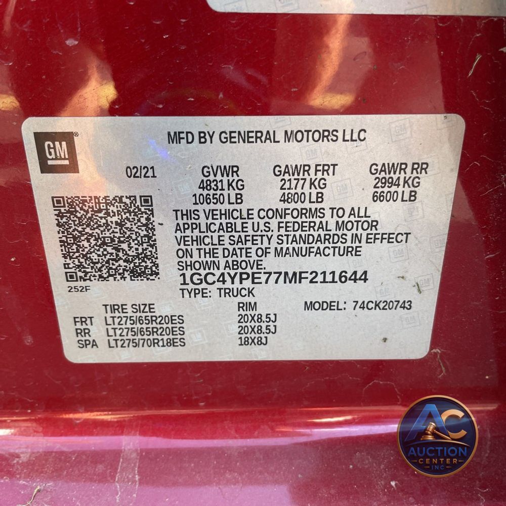 2021 Chevrolet Silverado 2500HD LTZ