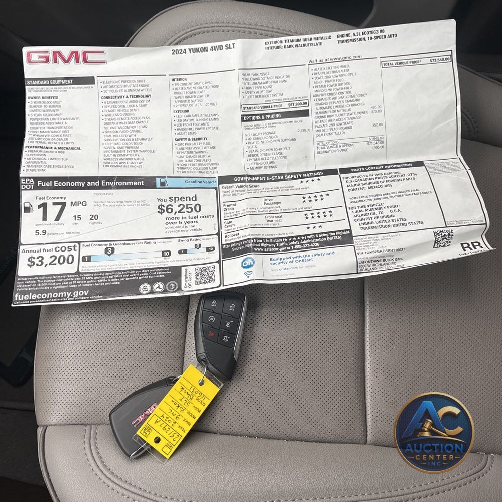 2024 GMC Yukon SLT