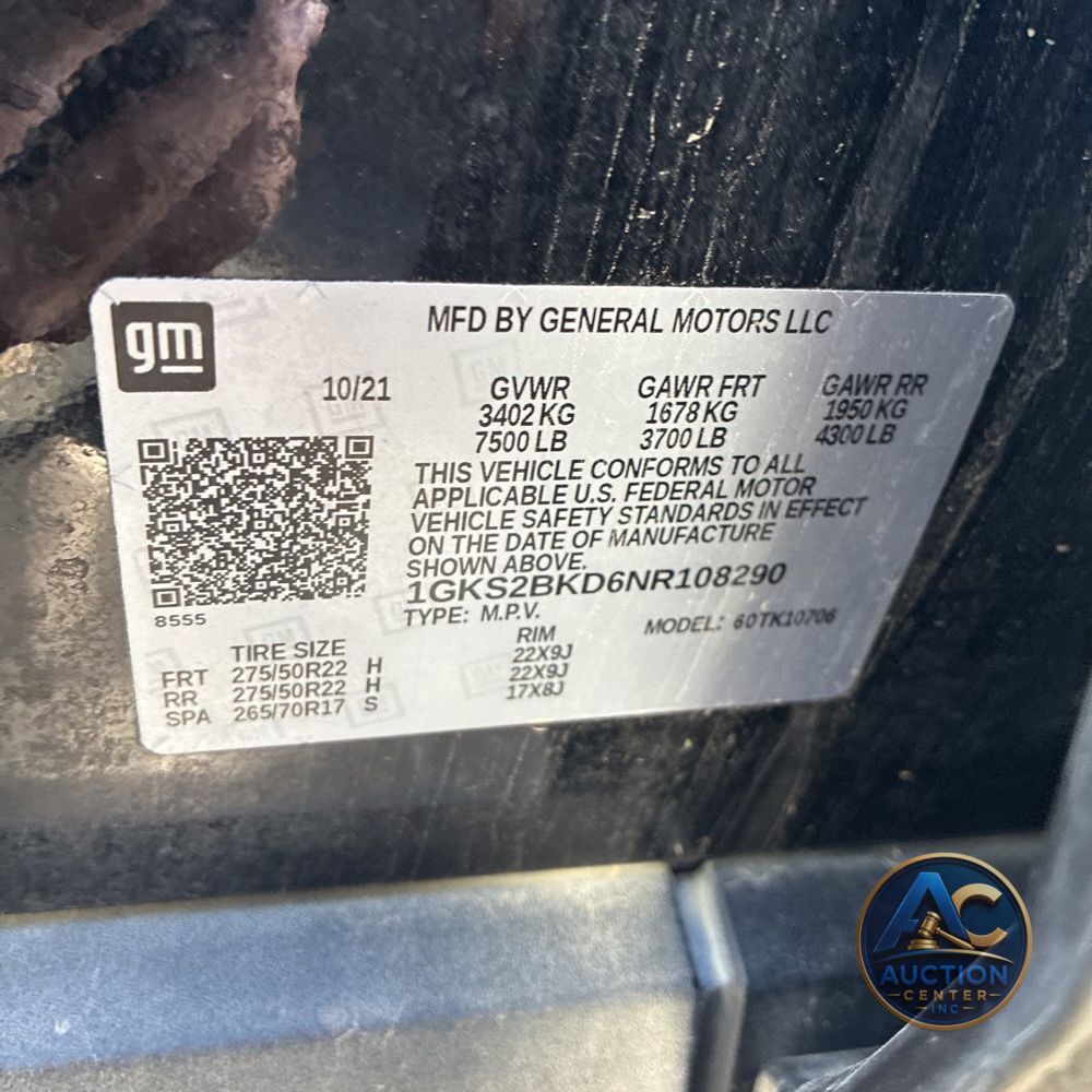 2022 GMC Yukon SLT