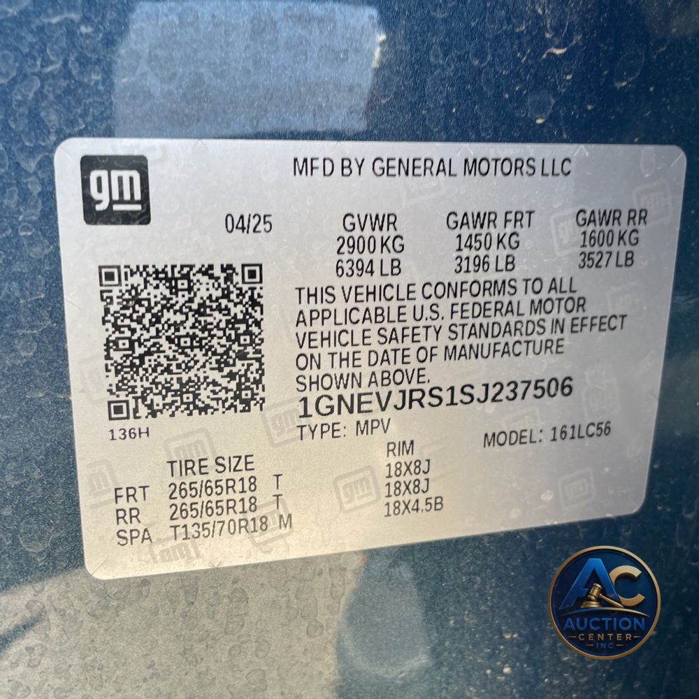 2025 Chevrolet Traverse Z71