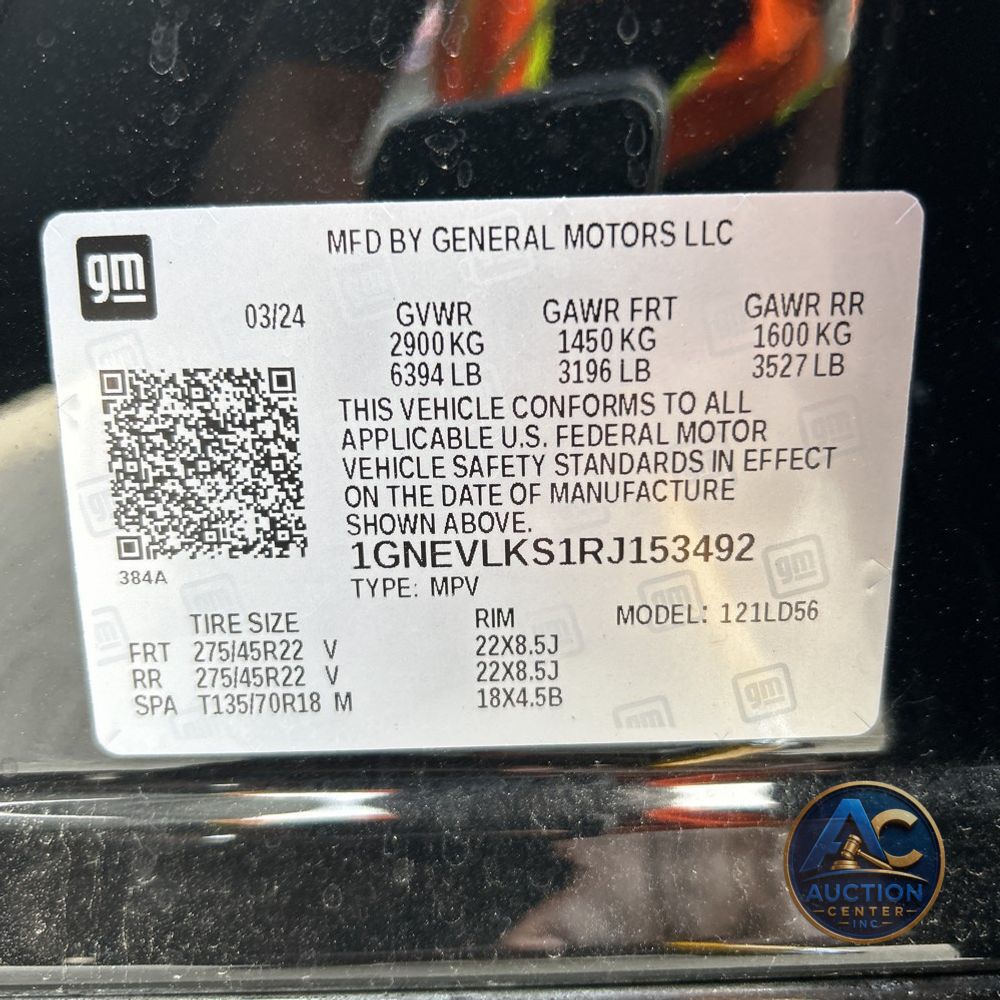 2024 Chevrolet Traverse RS