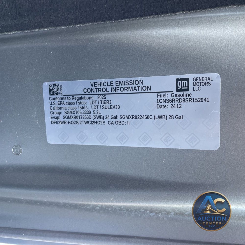 2025 Chevrolet Tahoe 1500 RST