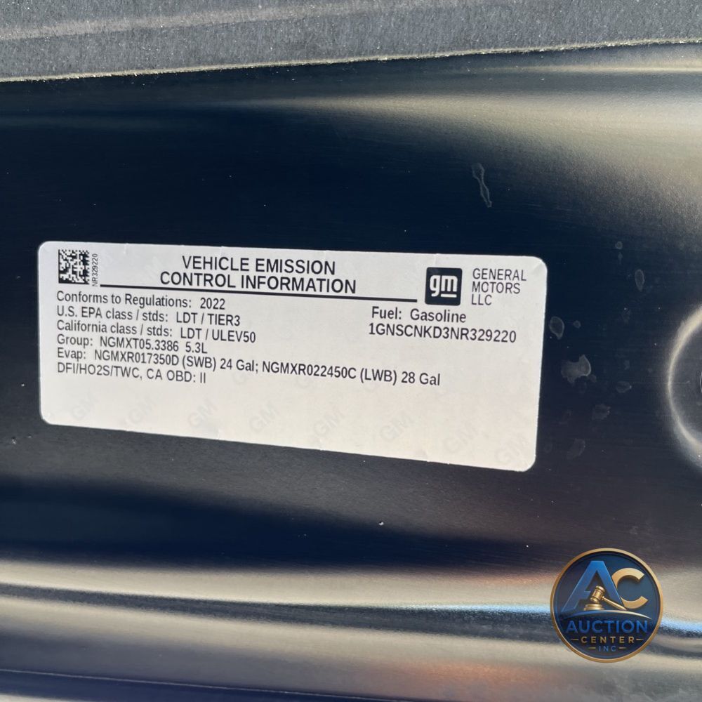 2022 Chevrolet Tahoe LT