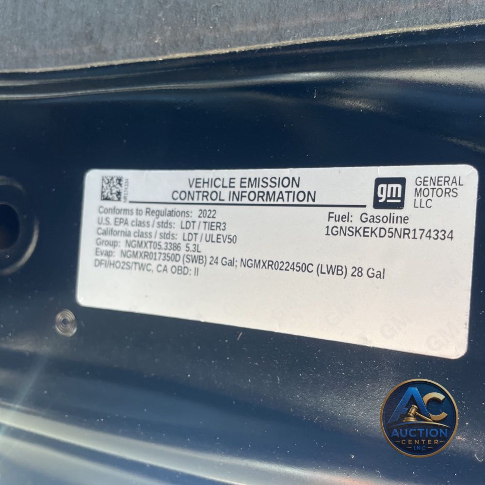 2022 Chevrolet Suburban RST