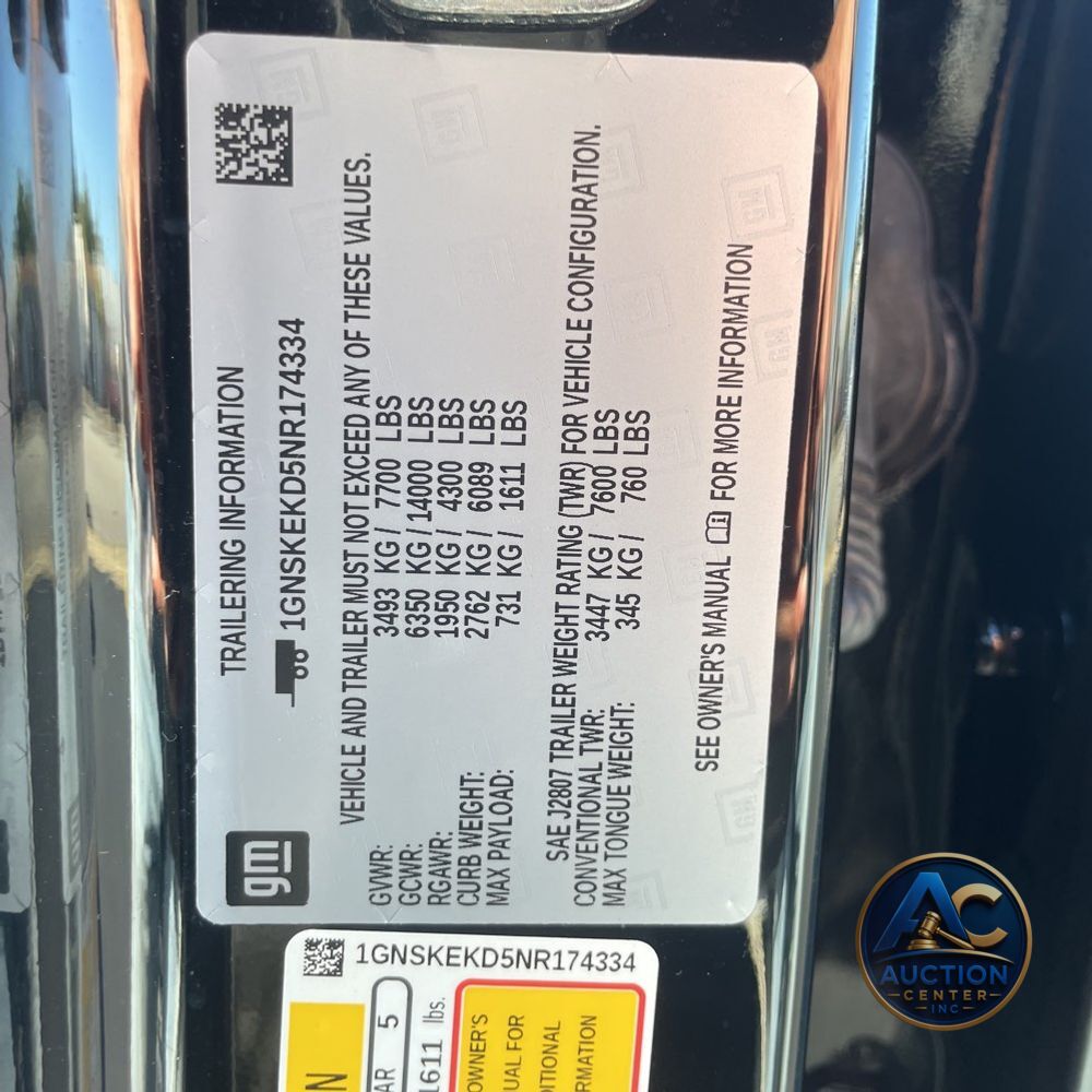 2022 Chevrolet Suburban RST
