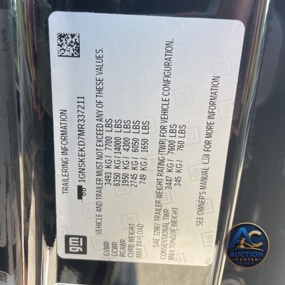2021 Chevrolet Suburban RST