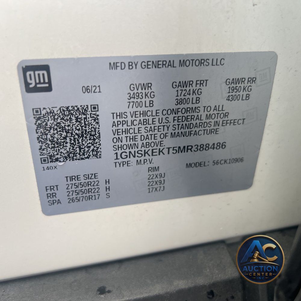 2021 Chevrolet Suburban RST