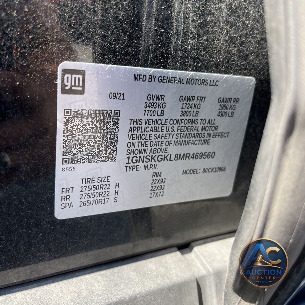 2021 Chevrolet Suburban High Country