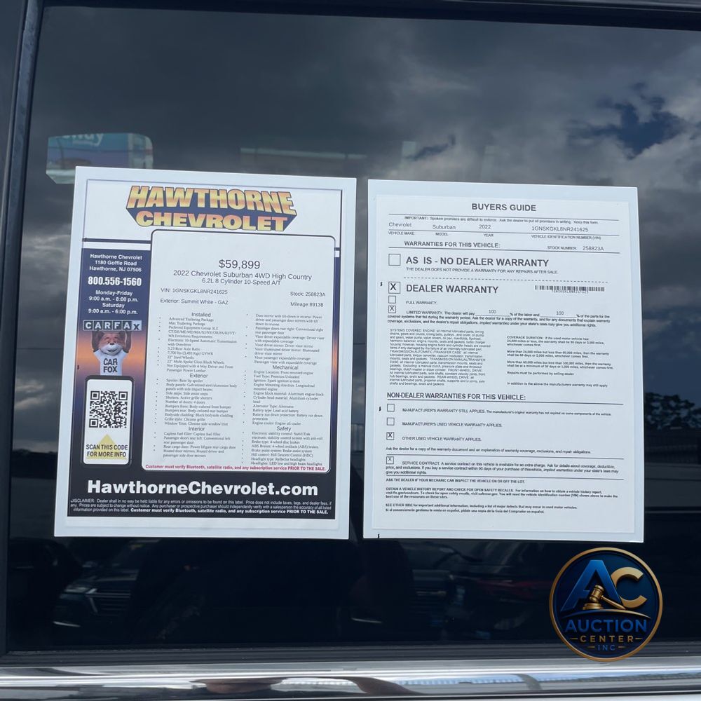 2022 Chevrolet Suburban High Country