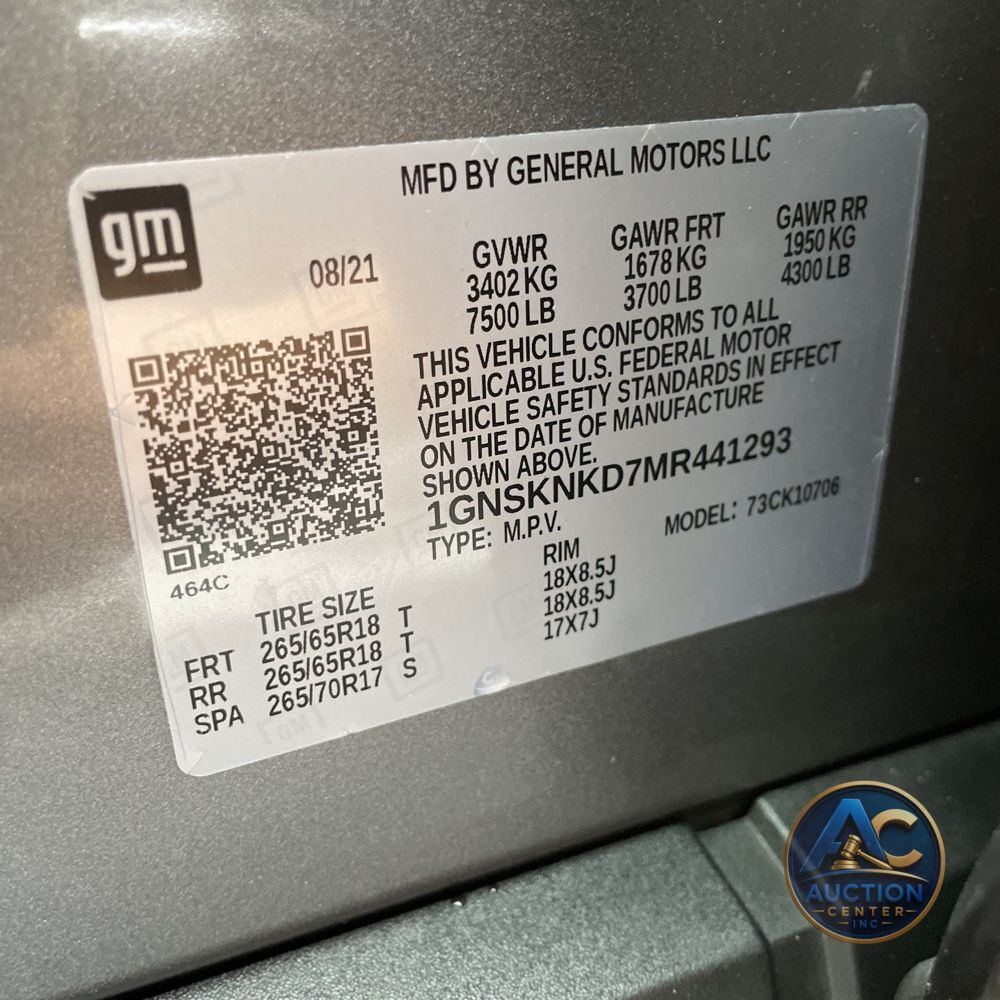 2021 Chevrolet Tahoe LT