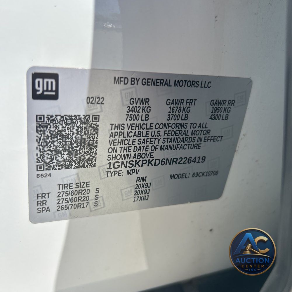2022 Chevrolet Tahoe Z71