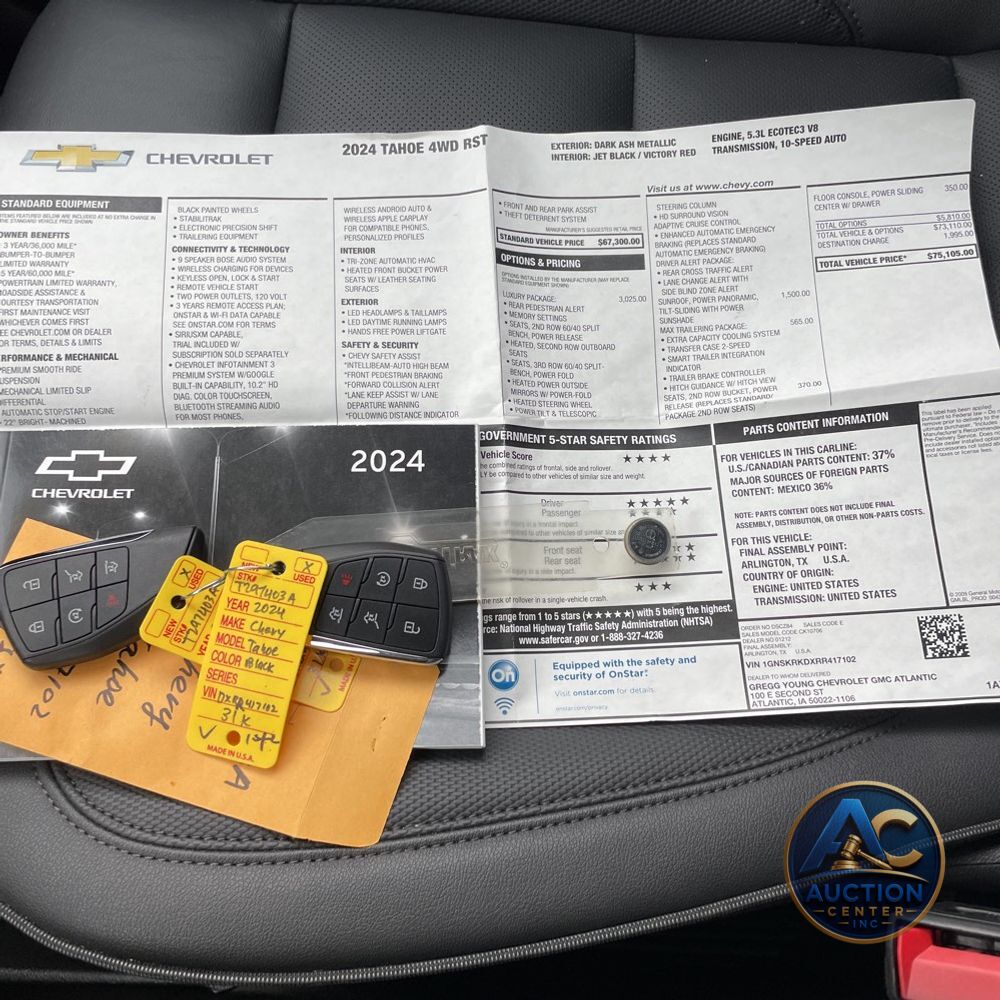 2024 Chevrolet Tahoe RST