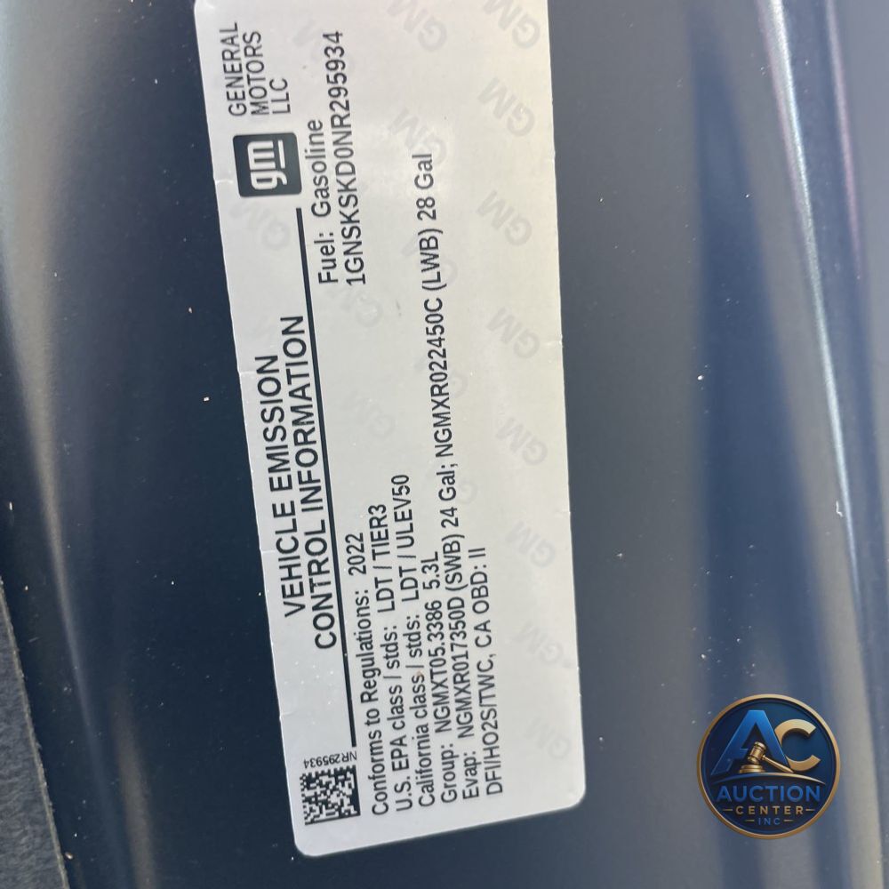2022 Chevrolet Tahoe Premier