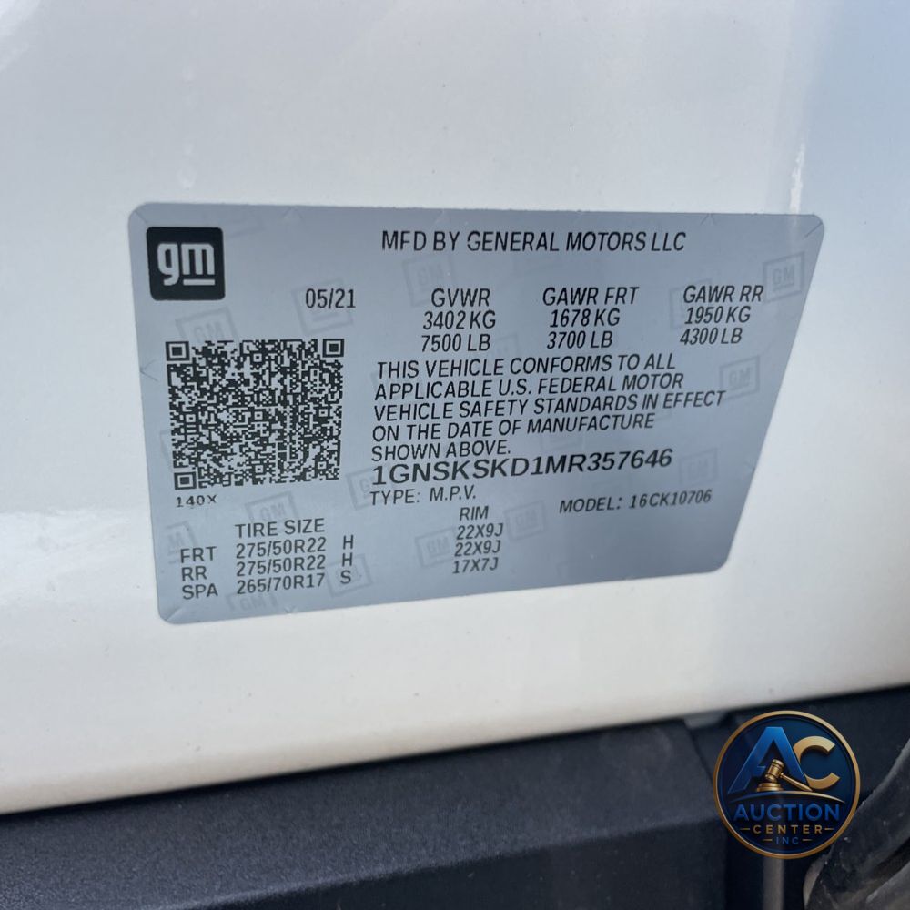2021 Chevrolet Tahoe Premier