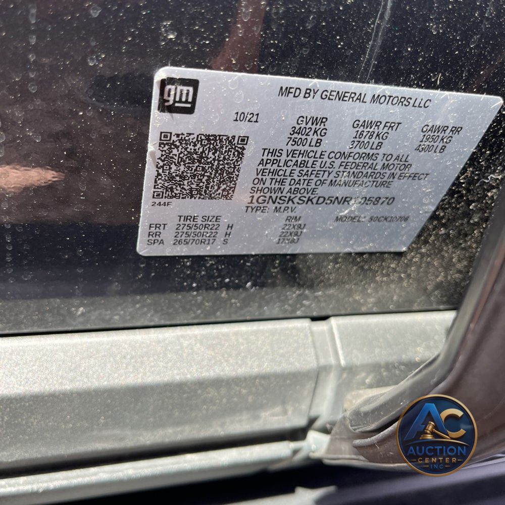 2022 Chevrolet Tahoe Premier