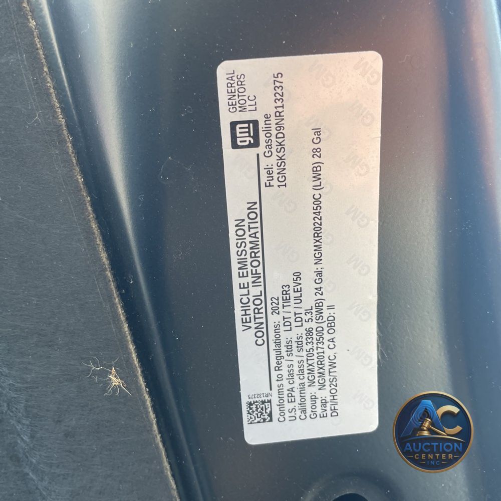 2022 Chevrolet Tahoe Premier