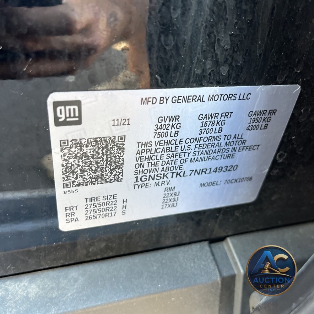2022 Chevrolet Tahoe High Country