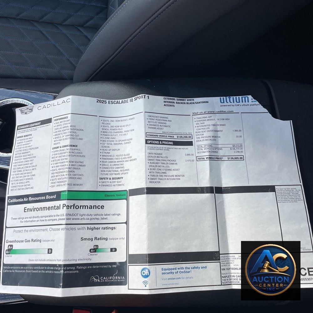 2025 Cadillac Escalade IQ Sport 1