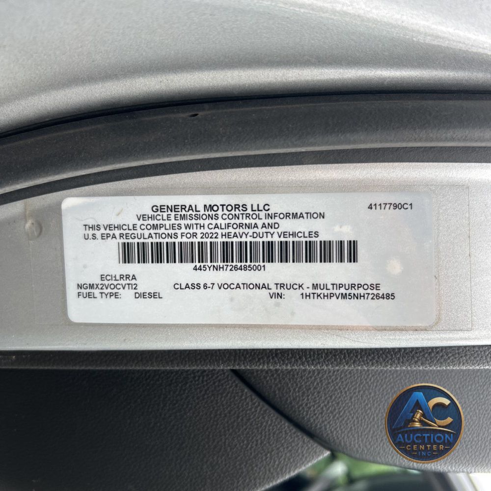 2022 Chevrolet Commercial 6500 CA60-80 CREW CAB 4X2 6.6L