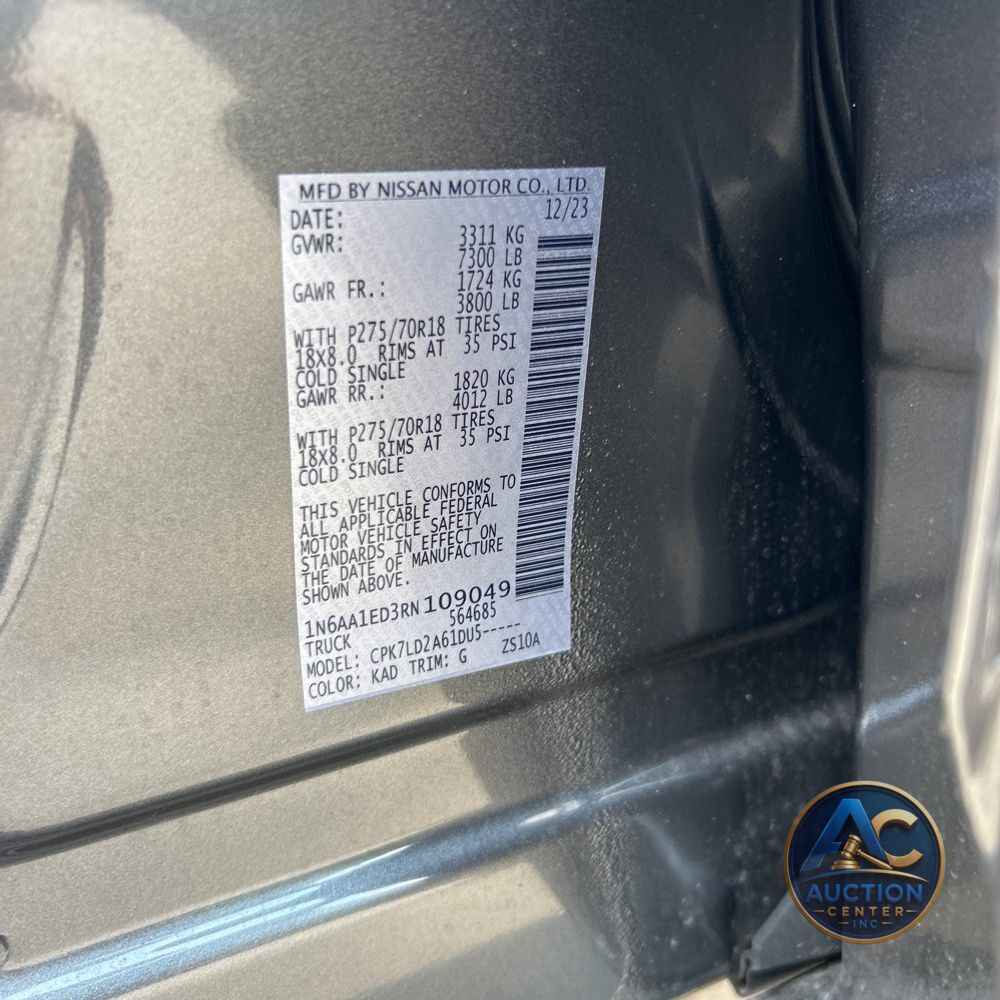 2024 Nissan Titan PRO-4X
