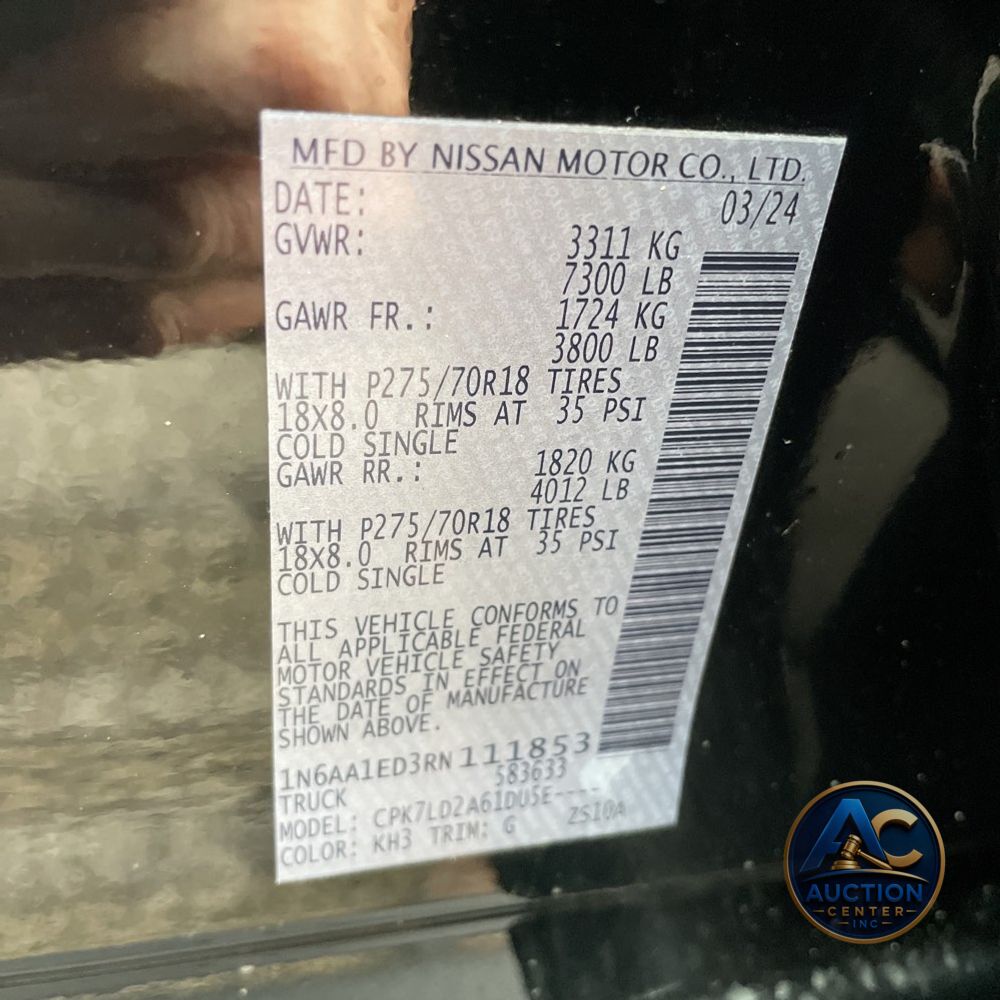 2024 Nissan Titan PRO-4X