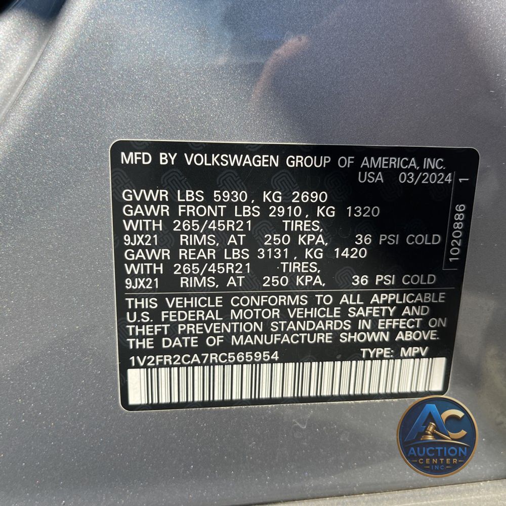 2024 Volkswagen Atlas SEL Premium R-Line 4Motion
