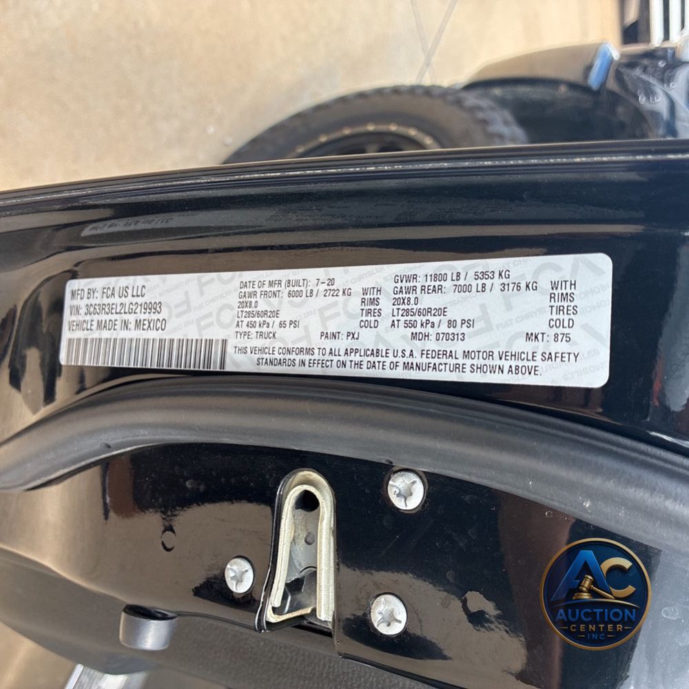 2020 Ram 3500 Laramie