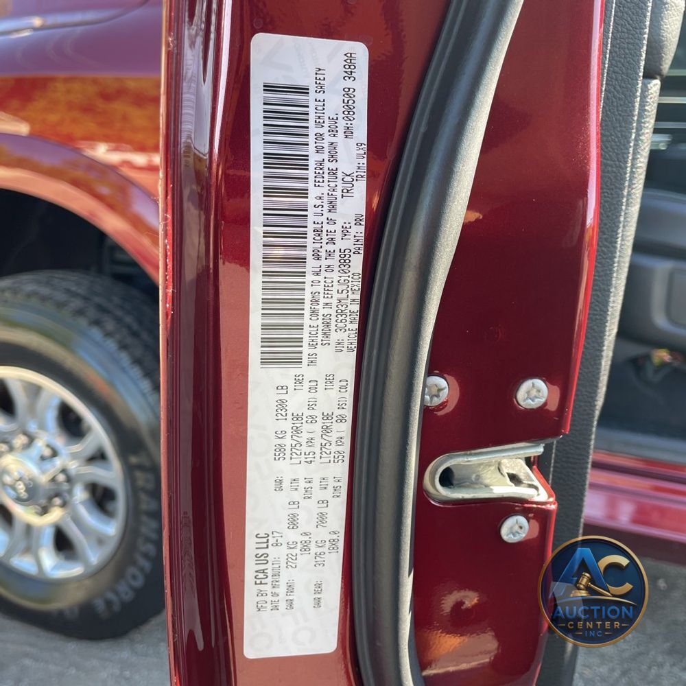 2018 Ram 3500 Laramie