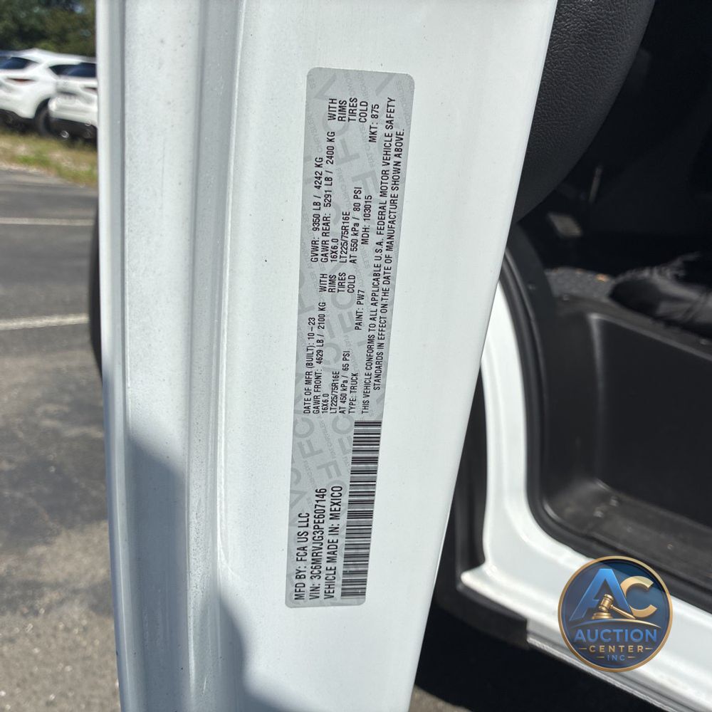 2023 Ram ProMaster 3500 159 WB