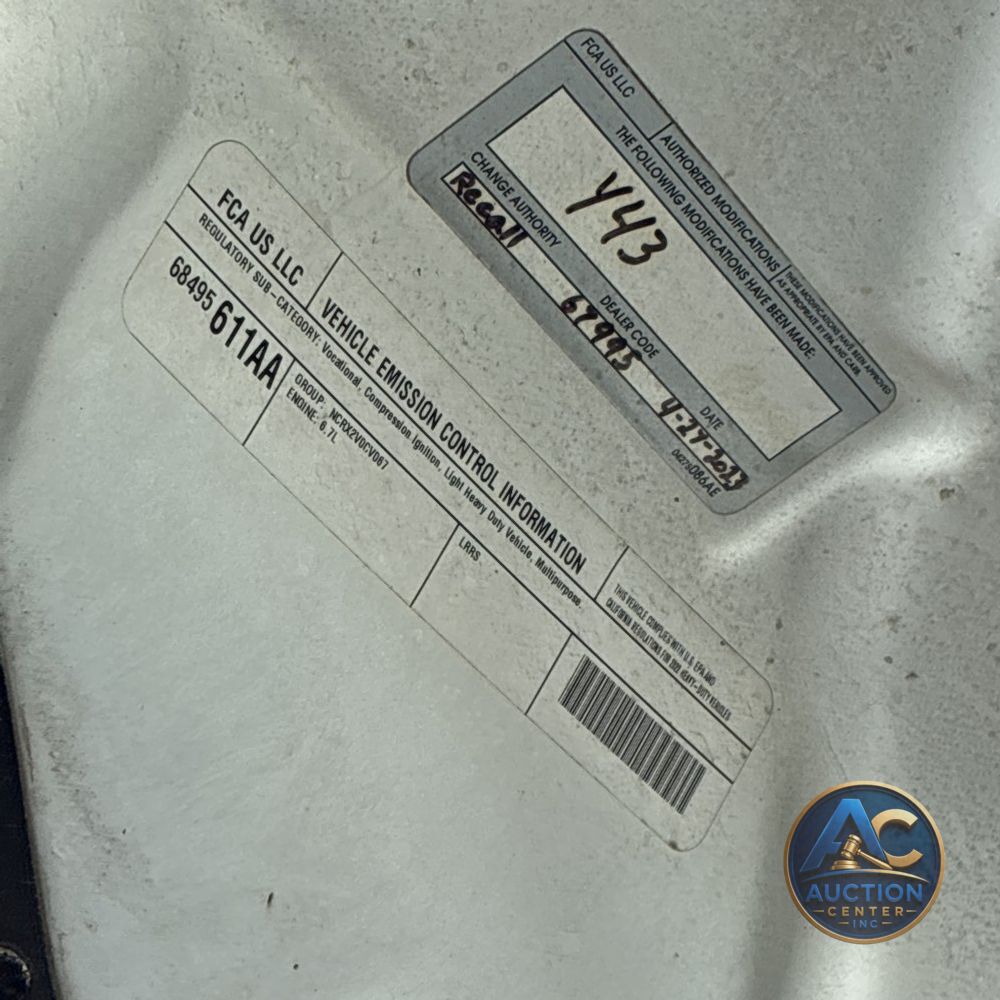 2022 Ram Commercial Tradesman CA60-84 CREW CAB/CHASSIS 4X4 6.7L