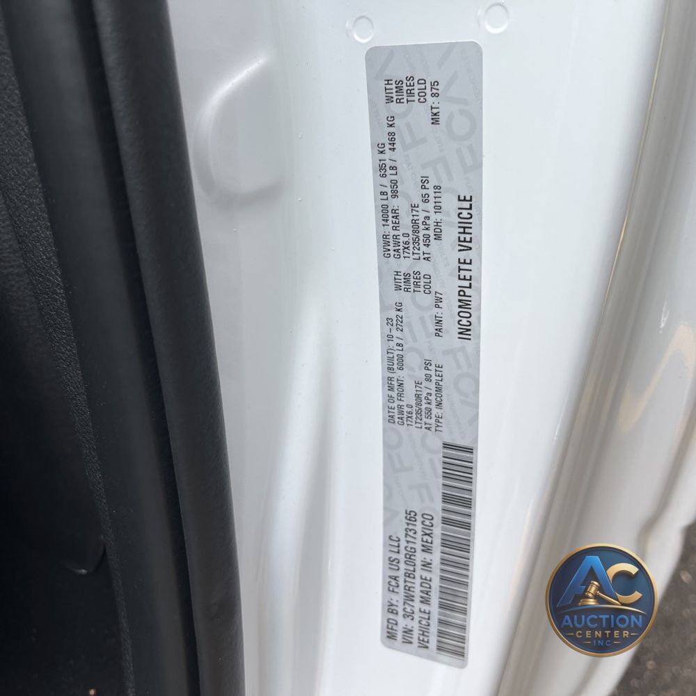 2024 Ram 3500 Cab/Chassis Tradesman