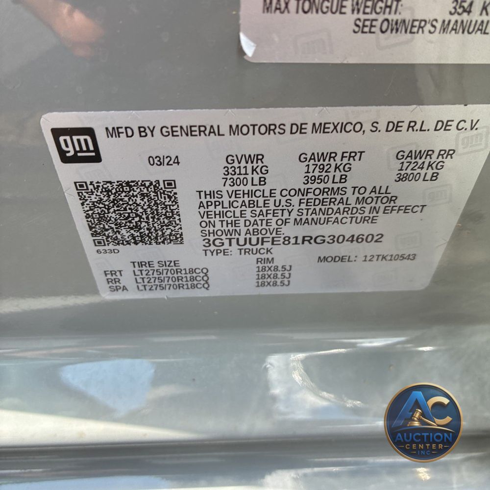 2024 GMC Sierra 1500 AT4X