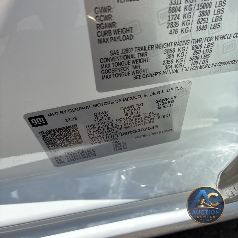 2024 GMC Sierra 1500 AT4X