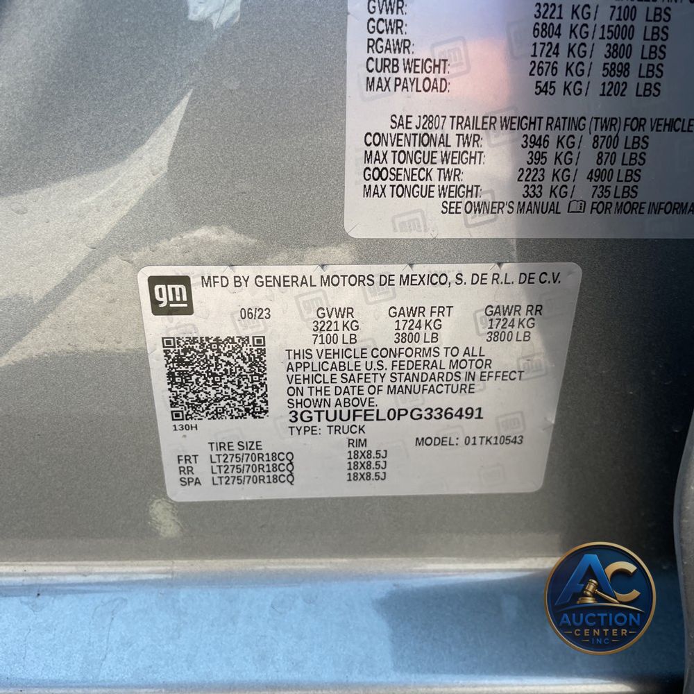 2023 GMC Sierra 1500 AT4X