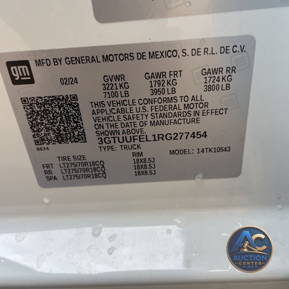 2024 GMC Sierra 1500 AT4X