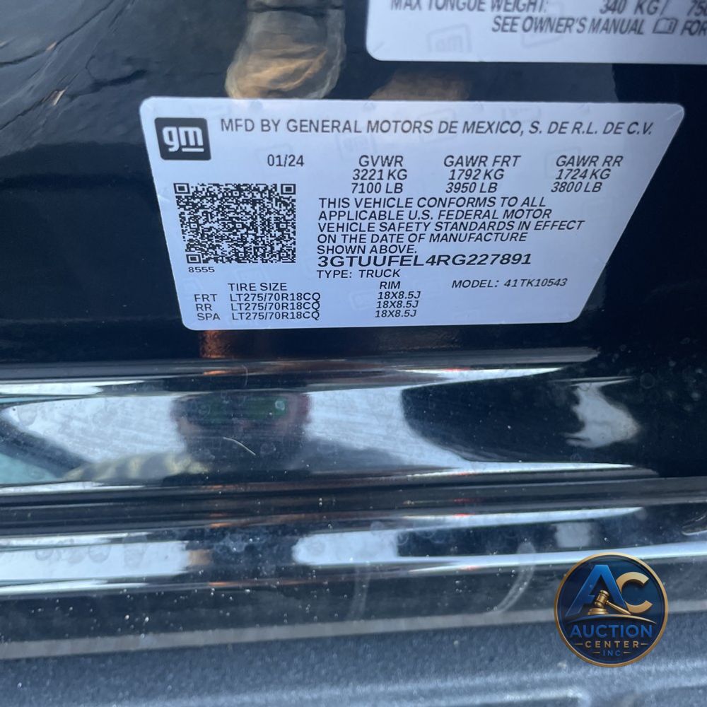 2024 GMC Sierra 1500 AT4X