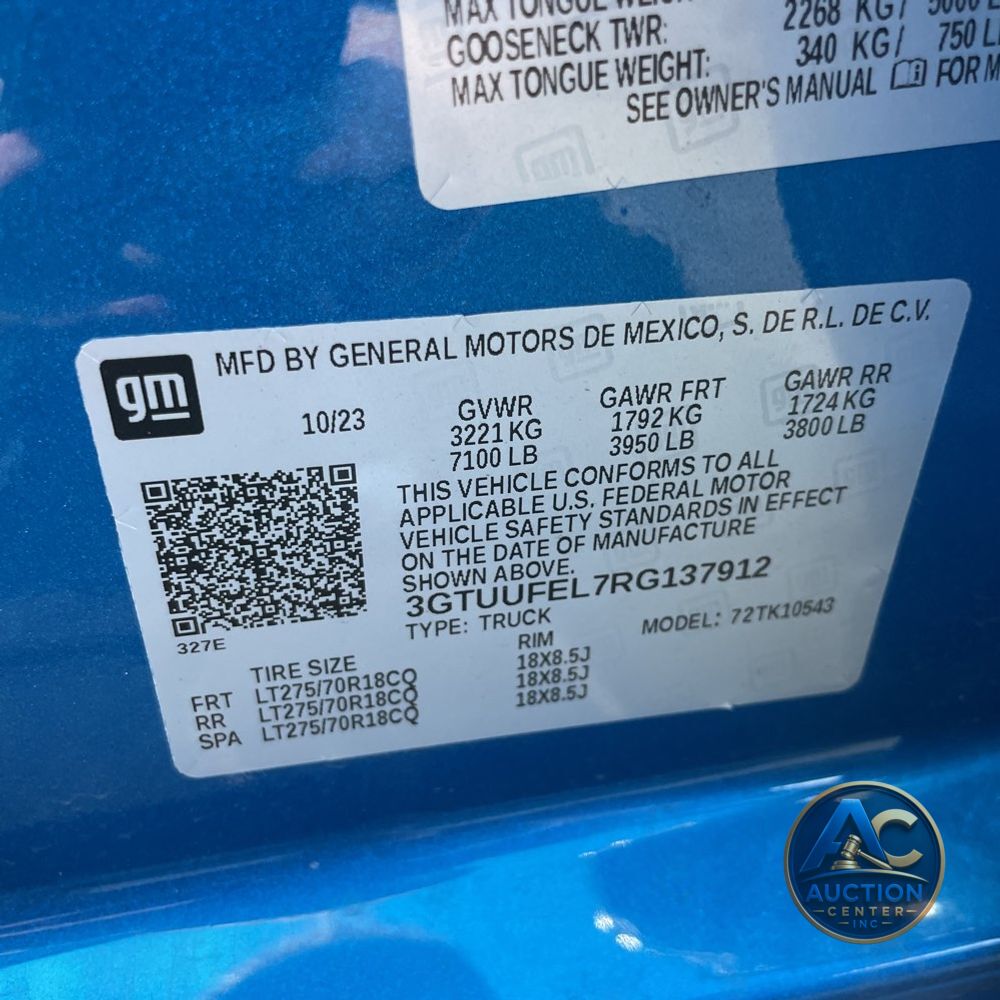 2024 GMC Sierra 1500 AT4X