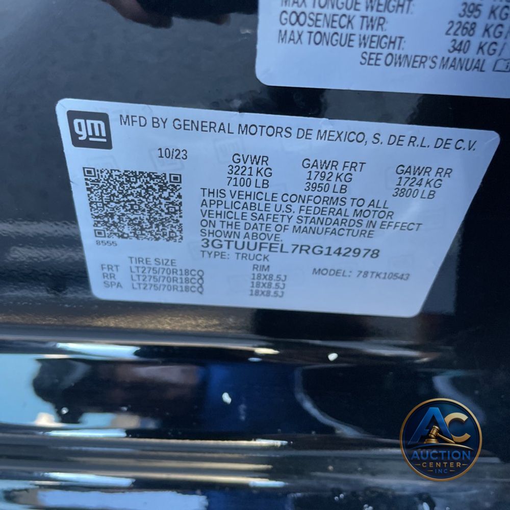2024 GMC Sierra 1500 AT4X