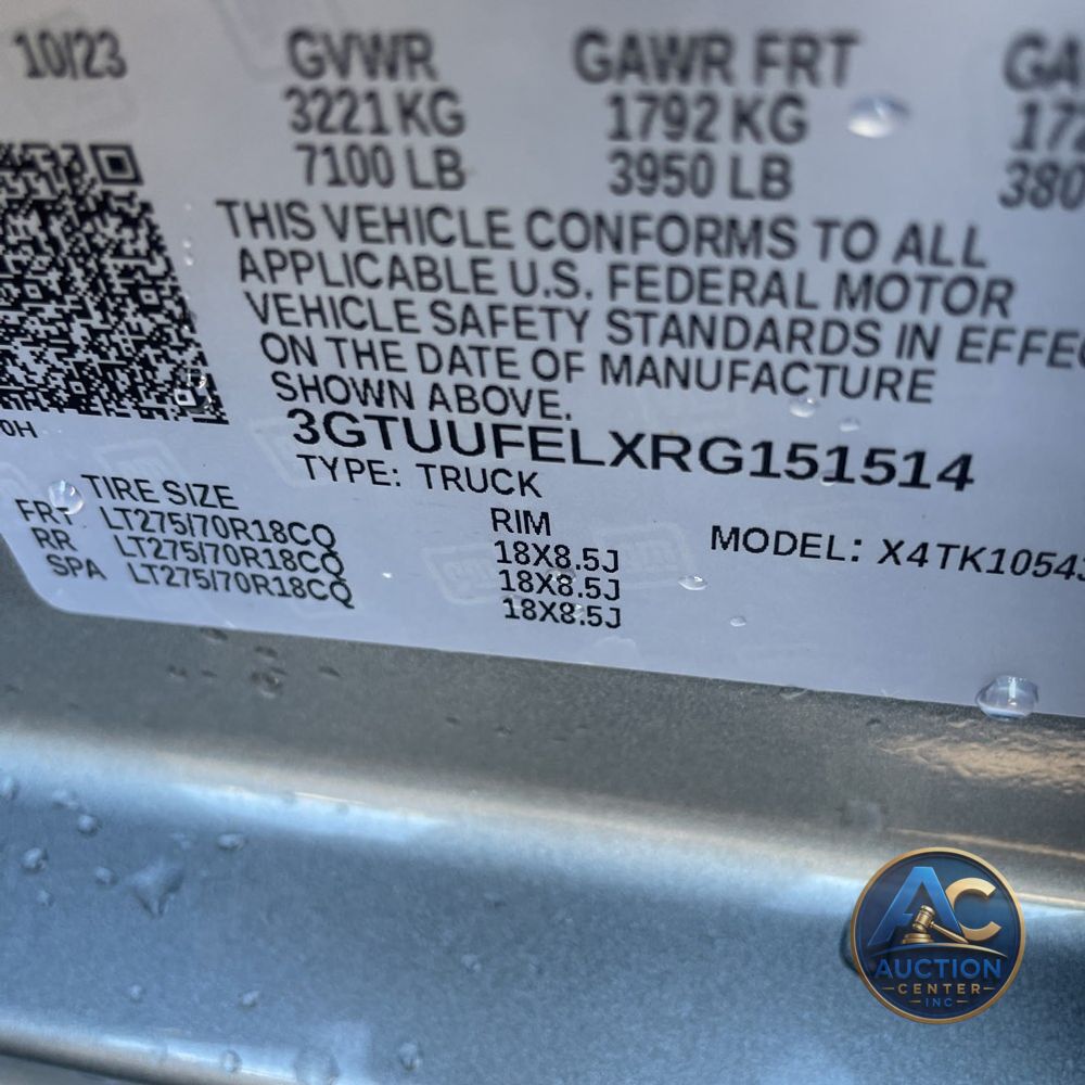 2024 GMC Sierra 1500 AT4X
