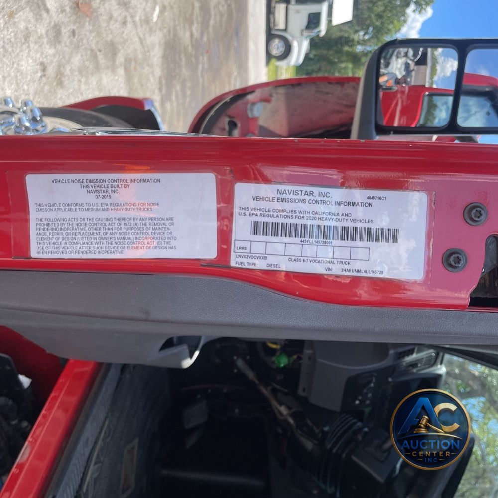 2020 International  MV607 SBA Tow truck