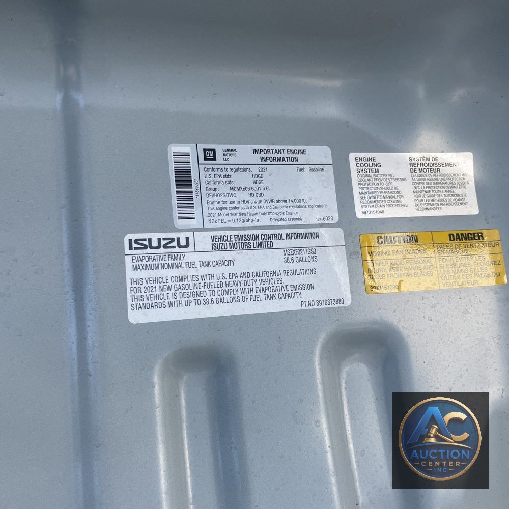 2022 Chevrolet Refrigerator box truck 4500