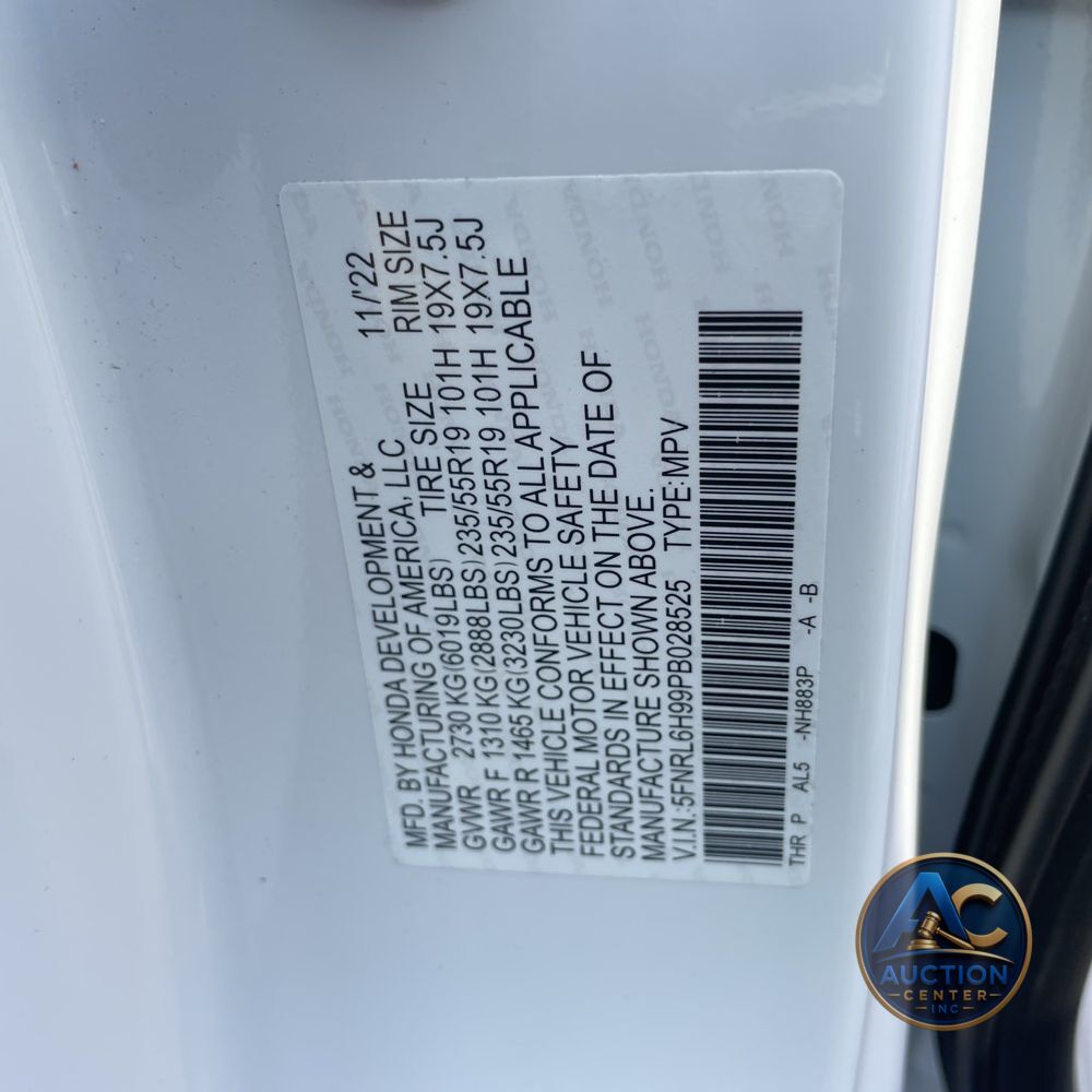 2023 Honda Odyssey Elite