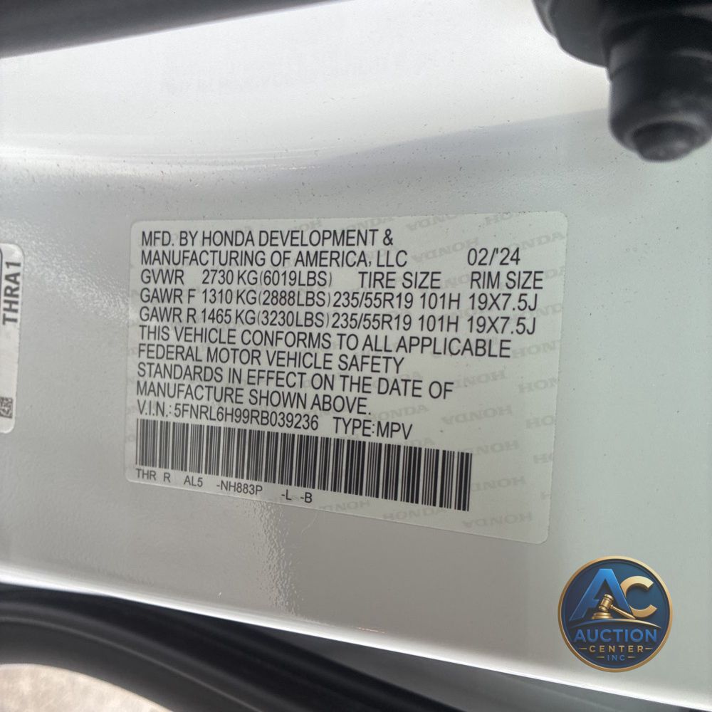 2024 Honda Odyssey Elite