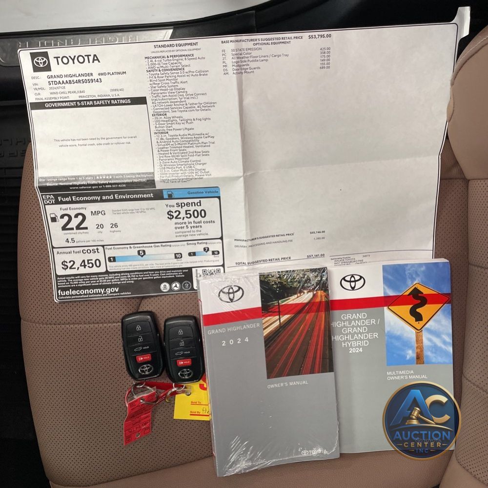 2024 Toyota Grand Highlander Platinum