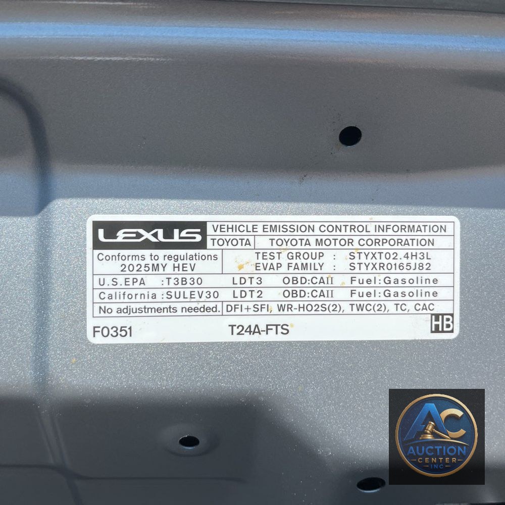 2025 Lexus TX 500h F SPORT Performance Premium