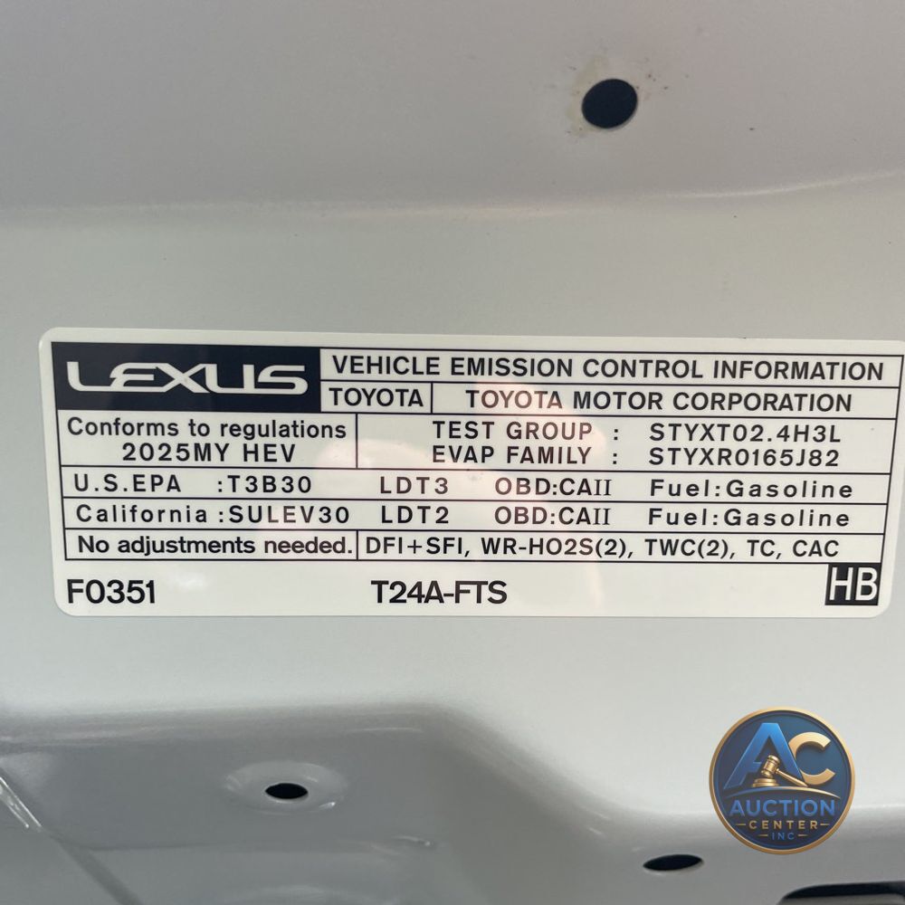 2025 Lexus TX 500h F SPORT Performance Premium