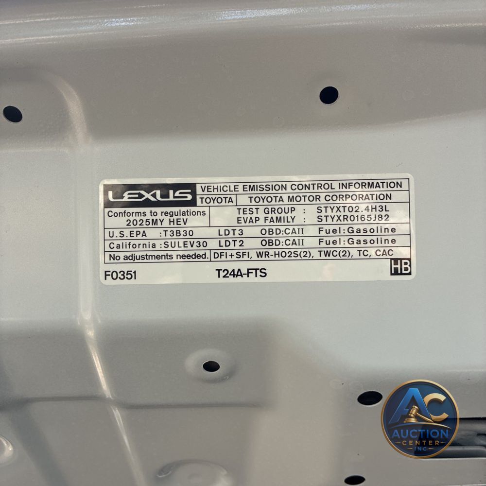 2025 Lexus TX 500h F SPORT Performance Premium