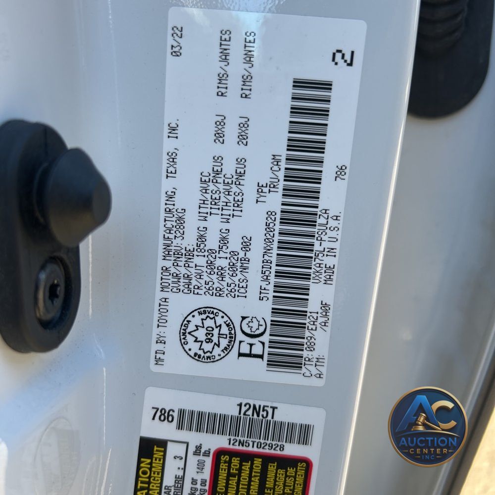 2022 Toyota Tundra Limited
